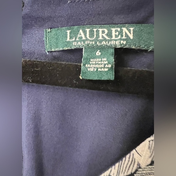 Lauren Ralph Lauren Floral Georgette Pleated Belted V Neck Maxi‎ Dress - Size 6 - Picture 9 of 10